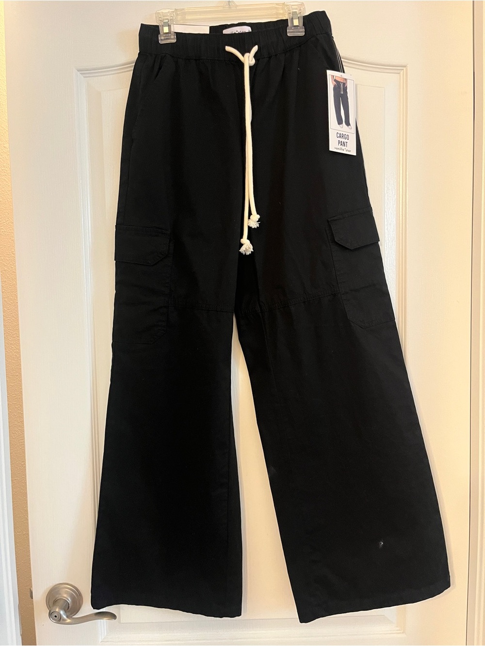 Woman’s Cargo Pants  with Drawstring Wai